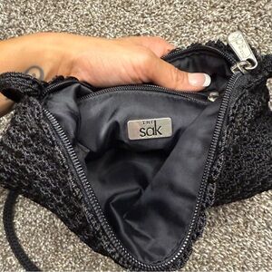 The Sak Black Crochet Women's Bag